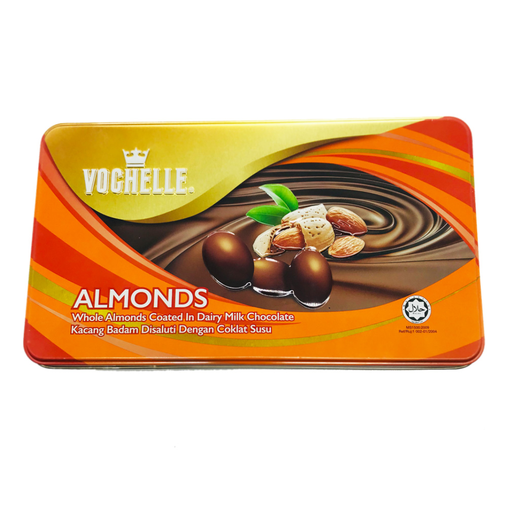Vochelle Whole Almonds Coated In Dairy Milk Chocolate 205g